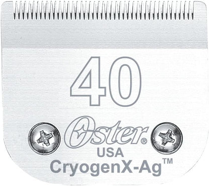 Side view of the Oster professional detachable replacement clipper attachment emphasizing its smooth silver finish.