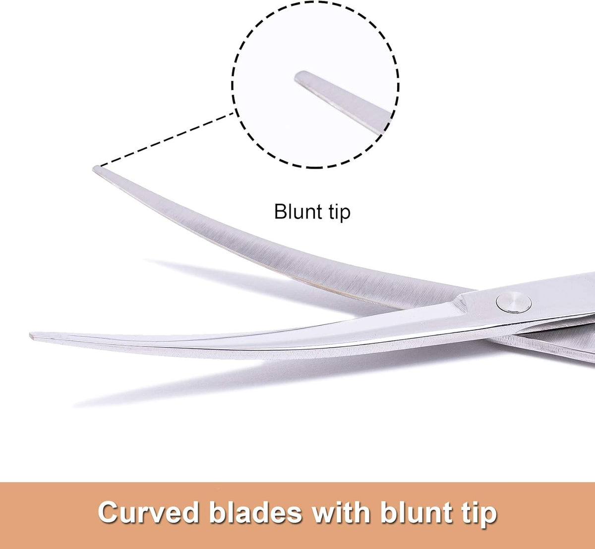 LovinPet cat and dog grooming scissors showing cushioned ergonomic handle.