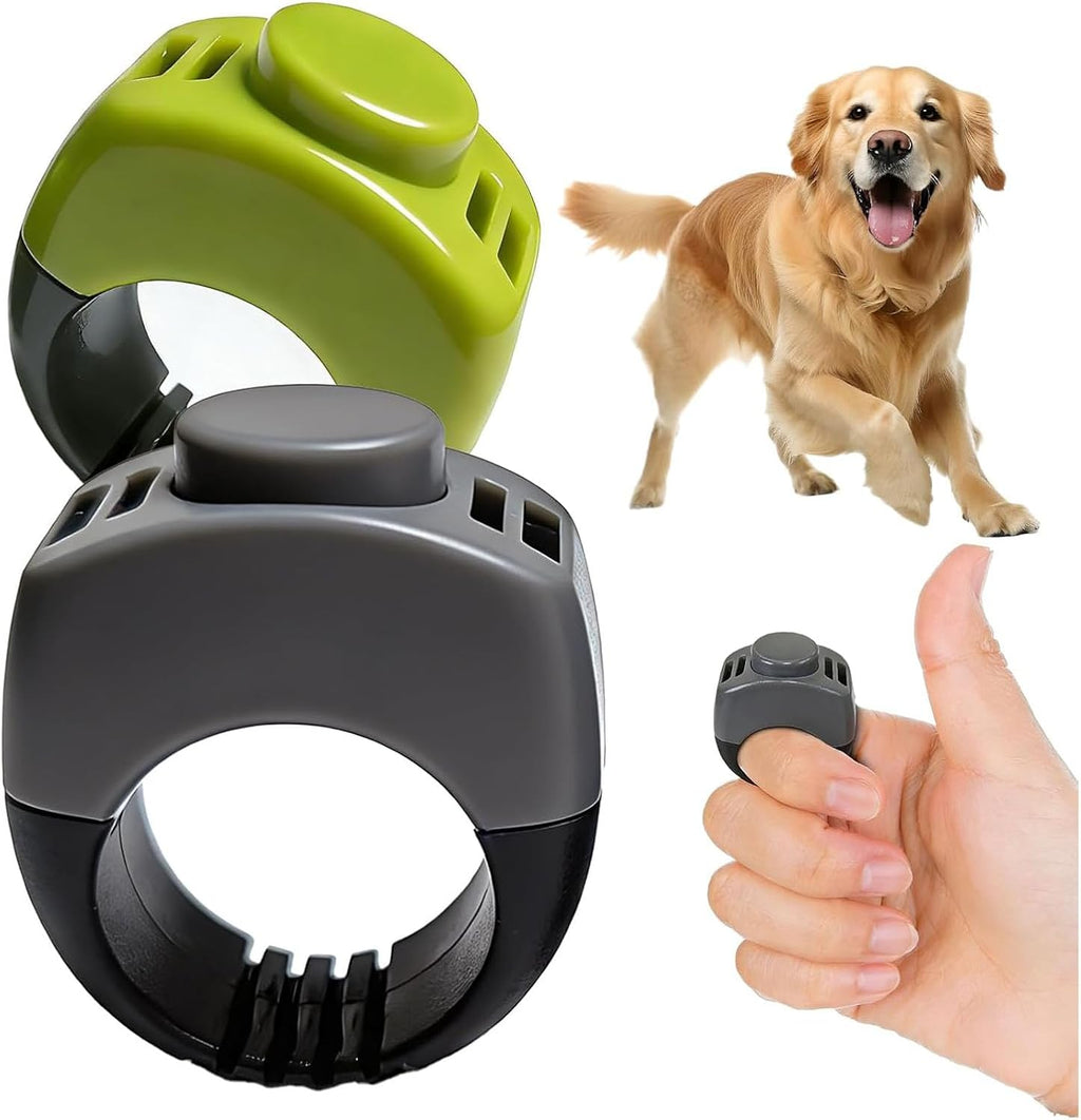 The Set of Easy Clicking Finger Ring Clicker Included Large and Small 2 Sizes,Suitable for Dogs Cats Horses traing Allowing Effective Versatile Training (4pcs Grey+Green+Orange+Blue) - Image 11