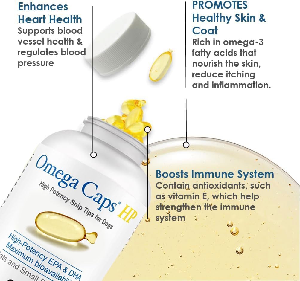 Omega-Caps HP Snip Tips capsule packaging label details