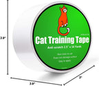 Anti-Scratch Tape for Furniture - Stop Cats from Scratching Couch, Chair Corners, Door Frames, Countertops, and Carpets, Clear Double-Sided Cat Training Tape, 2.5" x 16 Yards Roll - Image 9