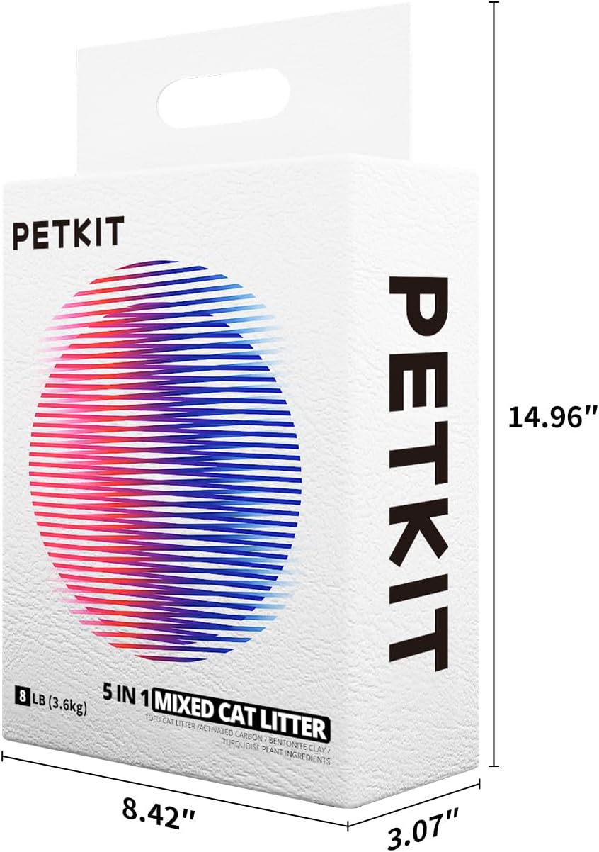 Close up of Petkit cat litter dust free properties