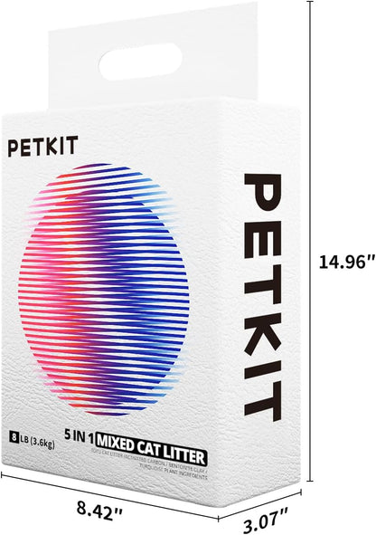 Close up of Petkit cat litter dust free properties