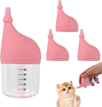 LogFaadCoi elephant shaped baby animal feeder bottle close up details