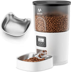 IMIPAW Automatic Cat Feeders, Timed Cat Dry Food Dispenser with Desiccant Bag, Dual Power Supply, Programmable Portion Size, 6 Meals, 20 Portions Per Day, Auto Pet Feeder for Cats and Small Dog, White - Image 12