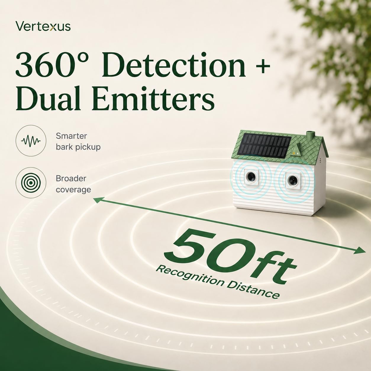 Vertexus ultrasonic device with adjustable mode settings visible