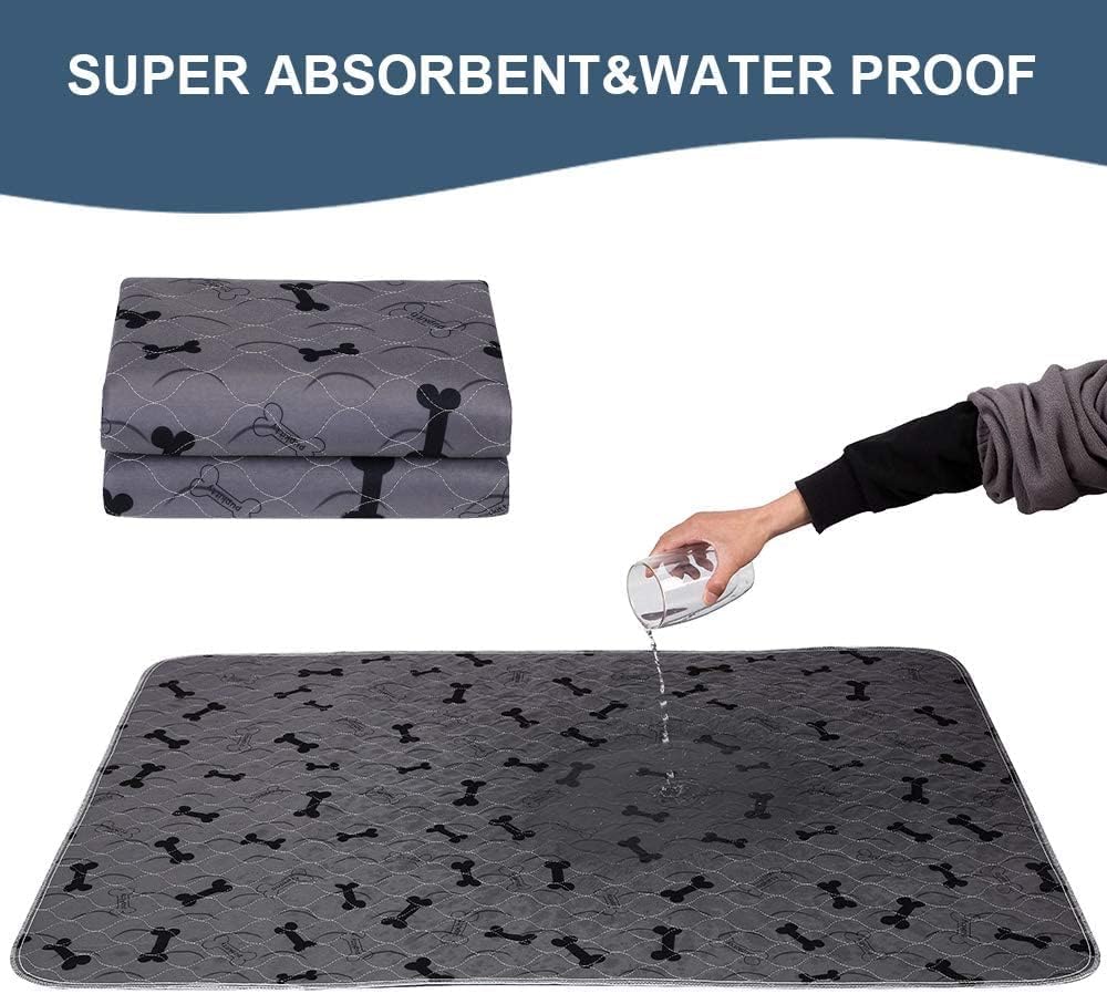 Close up of 4-layer absorbent fabric on JdPet dog mat