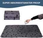Close up of 4-layer absorbent fabric on JdPet dog mat