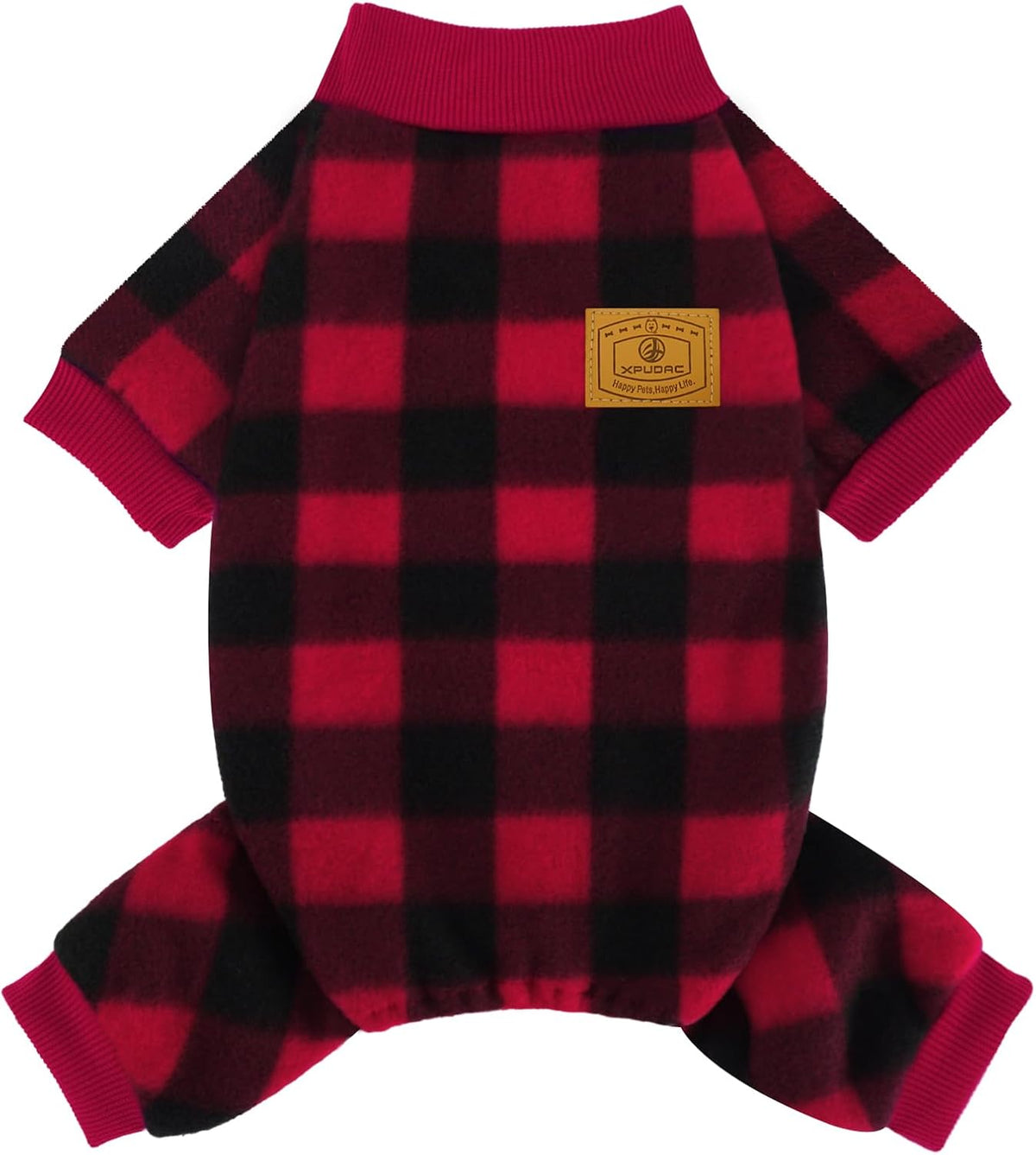 XPUDAC Dog Pajamas Fleece Dog Sweaters for Small Medium Dogs Girl Boy Soft Warm Winter Pet Clothes for Doggie Winter Christmas(Small) - Image 14