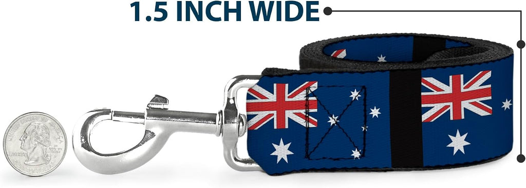 Buckle-Down pet leash lifestyle and packaging view