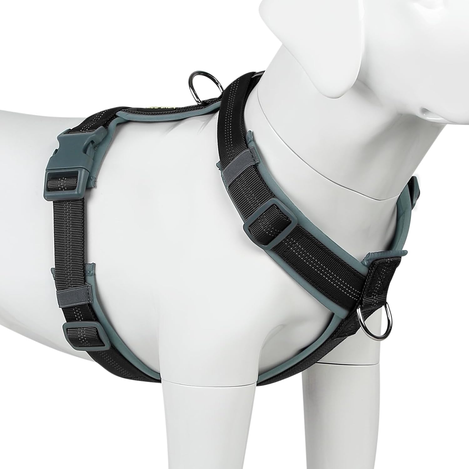 Plutus Pet No Pull Dog Harness, Adjustable Nylon Harness with Soft Padding, Reflective and Heavy Duty Dog Harness for Small, Medium, Large Dogs(Hot Pink, M) - Image 10