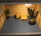 Hercocci washable reptile habitat mat folded