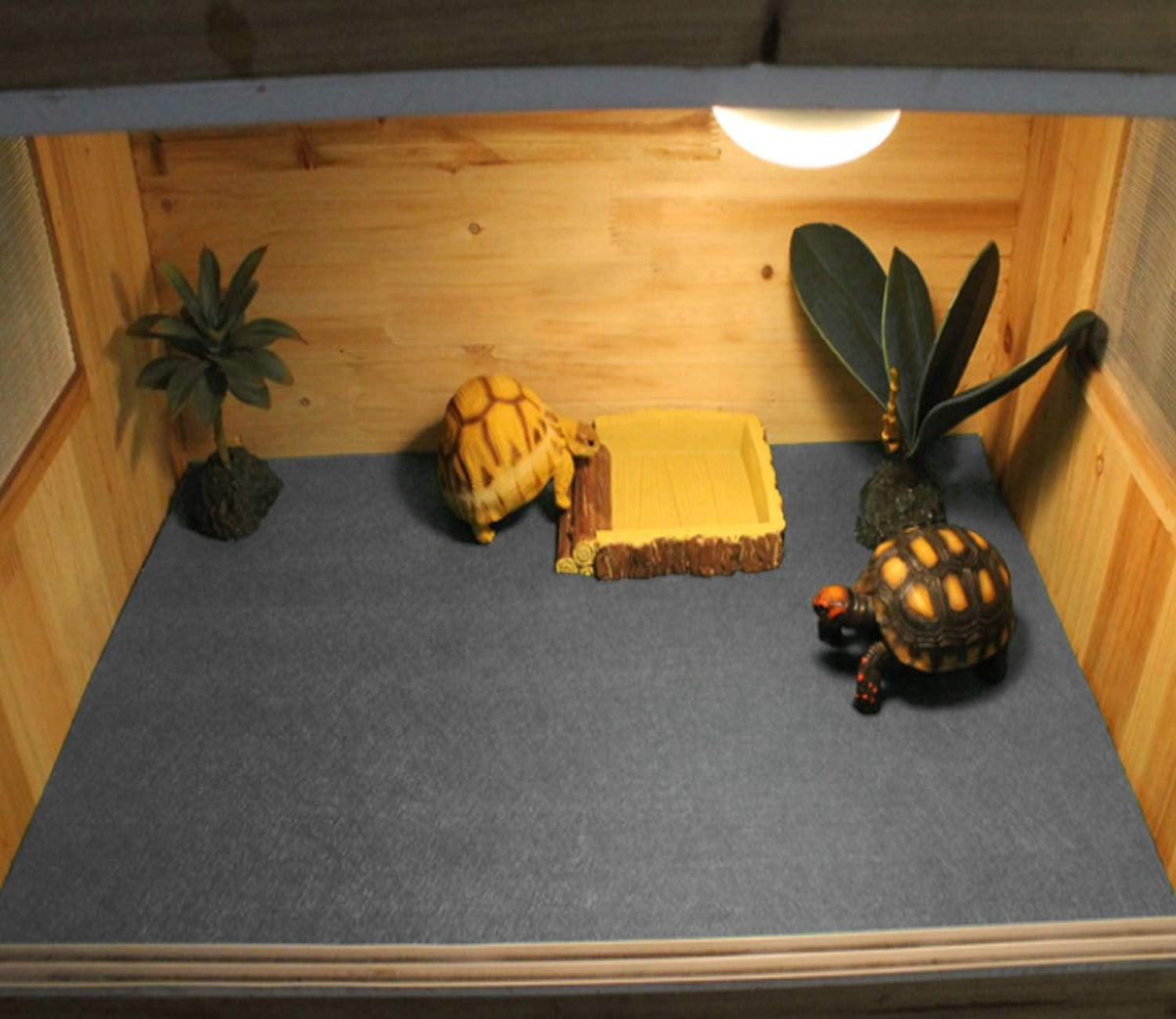 Hercocci washable reptile habitat mat folded