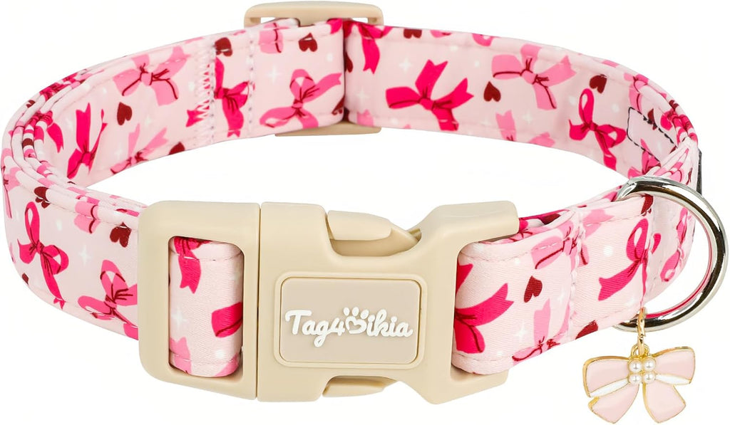 Dog Collars for Small Dogs, Dog Collar with Tulip Patterns, Summer Floral Dog Collar Tulip with Metal Buckle, Durable Cute Adjustable Collars Flower Gift for Puppy Small Medium Dogs-S - Image 13