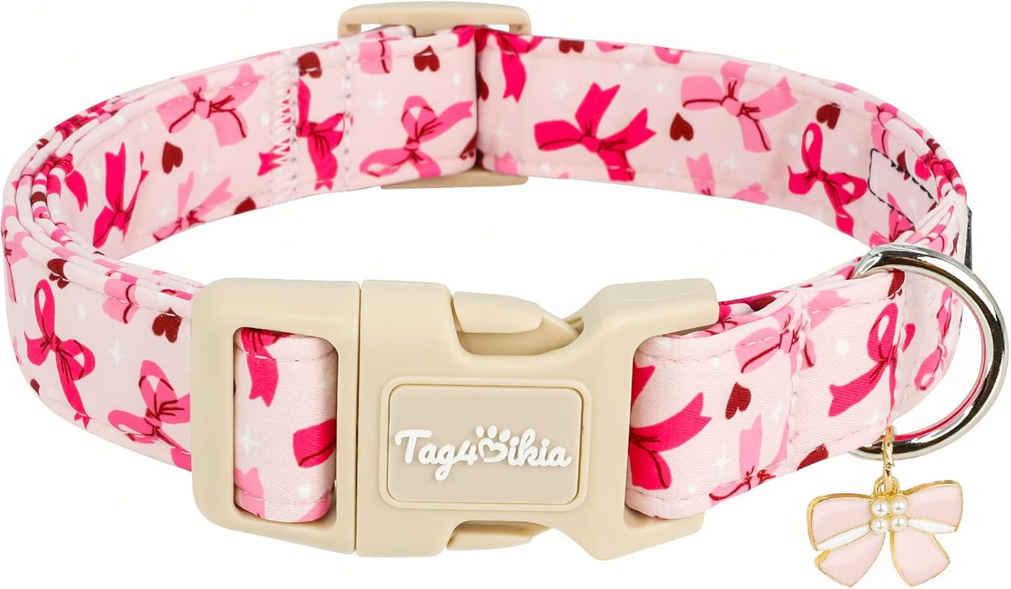 Dog Collars for Small Dogs, Dog Collar with Tulip Patterns, Summer Floral Dog Collar Tulip with Metal Buckle, Durable Cute Adjustable Collars Flower Gift for Puppy Small Medium Dogs-S - Image 13
