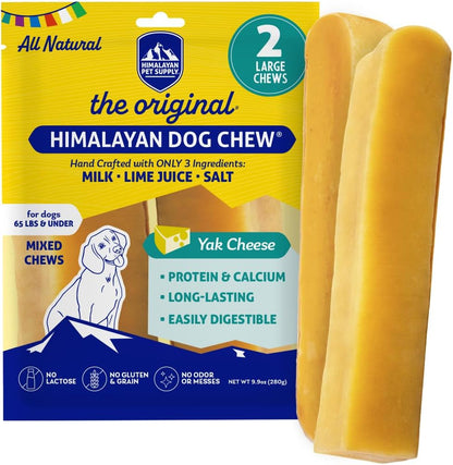Himalayan Dog Chew Original Yak Cheese Dog Chews, The Better-For-You Chew, 100% Natural, Long Lasting, Healthy Safe Dog Treats, Lactose & Grain Free, Protein Rich, For Dogs 65 Lbs & Smaller, 3-Count - Image 12