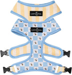Lucy & Co. Reversible Dog Harness - Water-Repellent Neoprene, Dual-Print Design, Easy Swap Style, Adjustable Comfort Fit - Cheery Cherries Reversible Harness - Large - Image 10