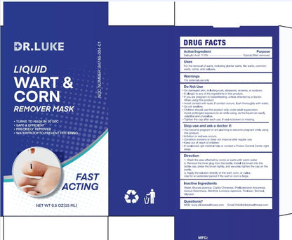 Authentic Dr. Luke imported skincare treatment for common and flat warts