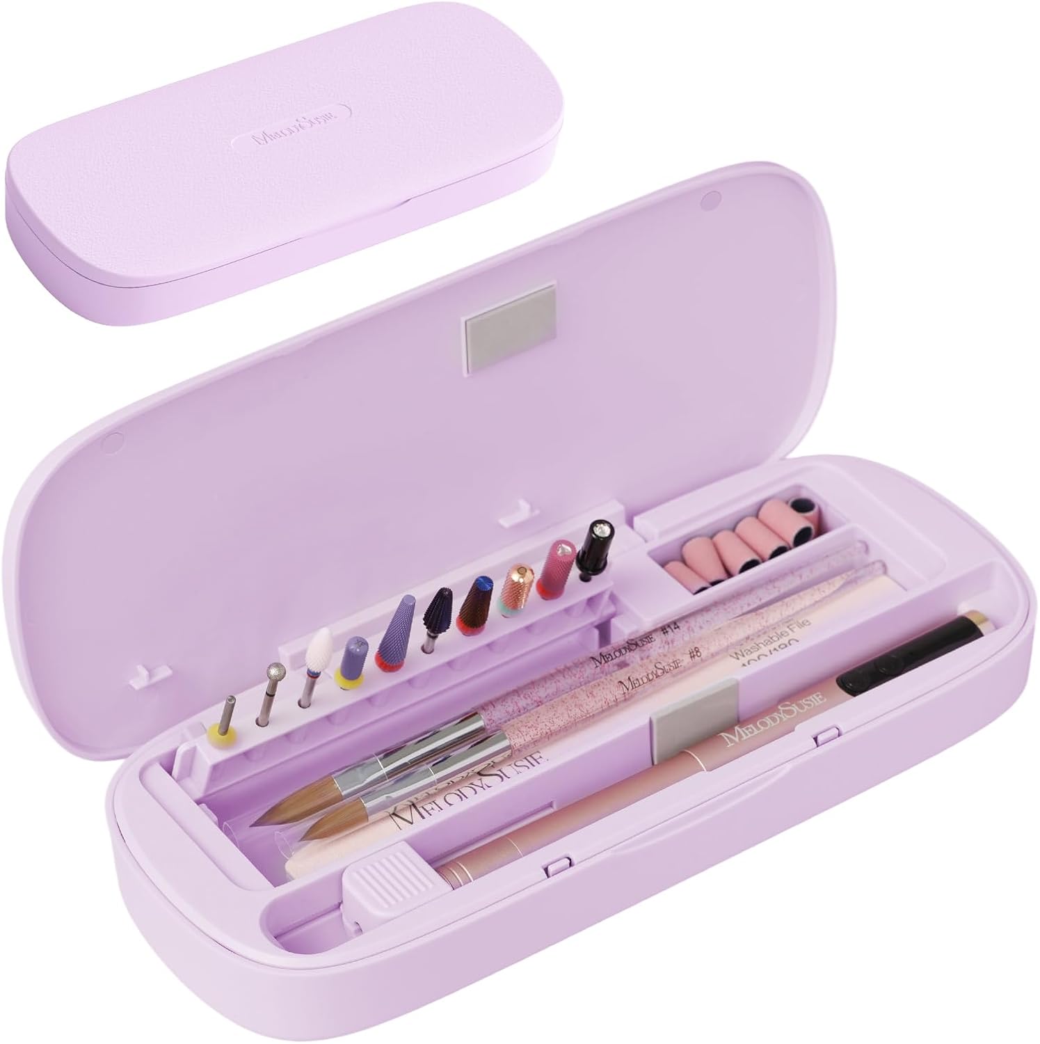 MelodySusie Acrylic Nail Tool Storage Box front view