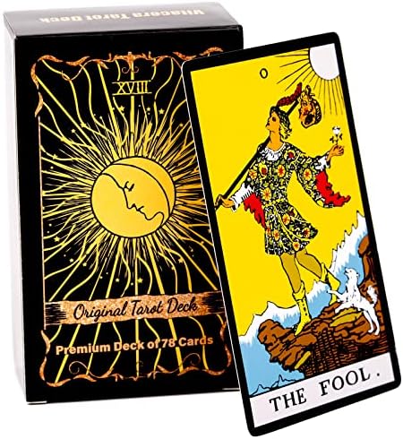 Close up of Vitacera tarot cards showing premium 350 GSM card stock