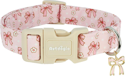 Medium Dog Collars for Male Dogs, Boy Dog Collars with Dinosaur PatternAdjustable Cotton Green Collar for Puppy DogIdeal, Daily Photos & Pet Fashion Accessory - Image 15