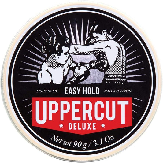 Uppercut Deluxe Weightless Easy Hold Hair Pomade 3.1 Ounces front view tin