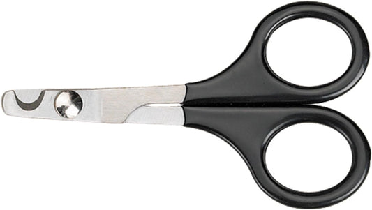 Close up of Master Grooming Tools nail scissors with vinyl handles