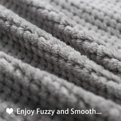 Furrybaby double layer reversible pet blanket spread on a living room sofa