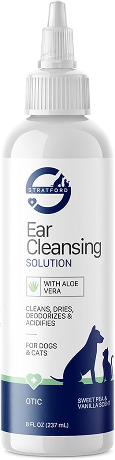 Authentic USA imported pet care ear treatment product display