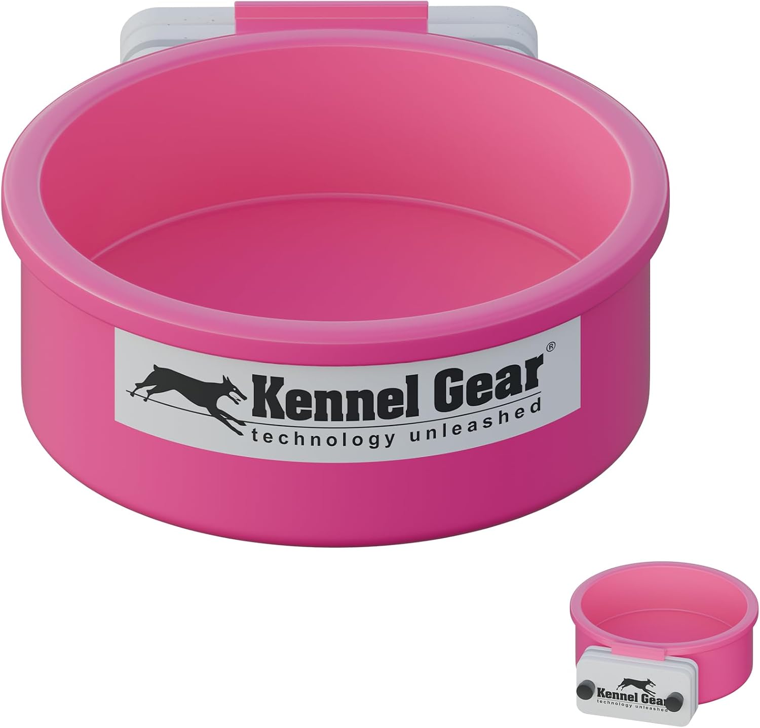 Dog Crate Water Bowl No Spill, 20oz Food-Grade Polypropylene Feeder, Secure Crate Mount with Covered Parts, Travel-Ready & Easy to Clean (Grey) - Image 10