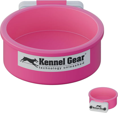 Dog Crate Water Bowl No Spill, 20oz Food-Grade Polypropylene Feeder, Secure Crate Mount with Covered Parts, Travel-Ready & Easy to Clean (Grey) - Image 10
