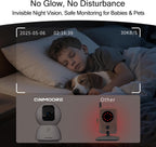Cinmoore security camera mobile app interface on smartphone