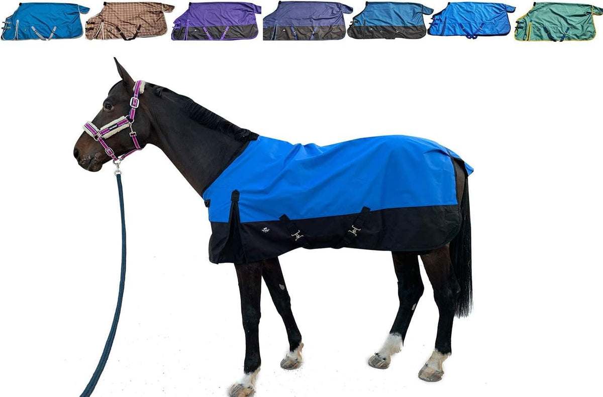 1200Denier Waterproof and Breathable Horse Sheet Tgw Rding Horse Blanket (78", Royal Blue) - Image 11