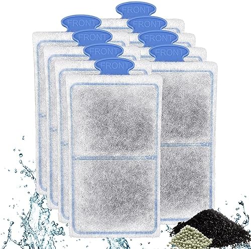 Driamor small fish tank filter replacements showing the four stage purification layers.