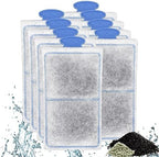 Driamor small fish tank filter replacements showing the four stage purification layers.