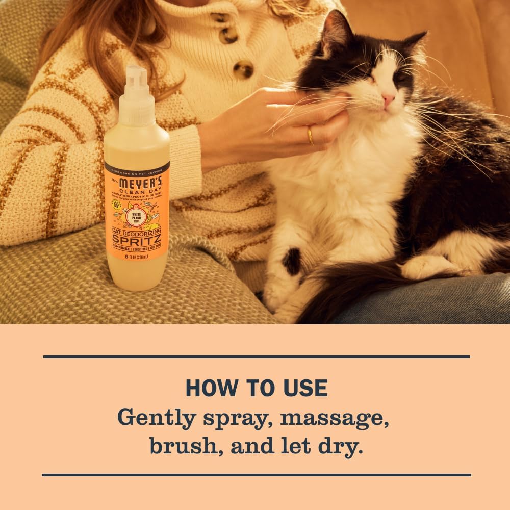 Mrs. Meyers Clean Day cat coat conditioner spray details