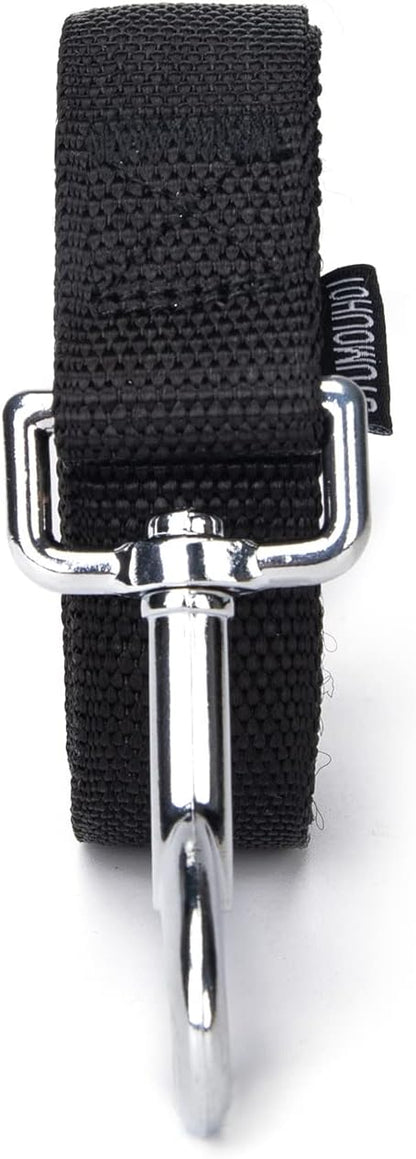 Strong Durable Nylon 10ft Long Dog Training Leash, Traction Rope, 1 Inch Wide, for Small and Medium Dog (Black, 10 Feet) - Image 9