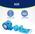 Multi-colored assortment of Wepet self-adhesive veterinary bandages