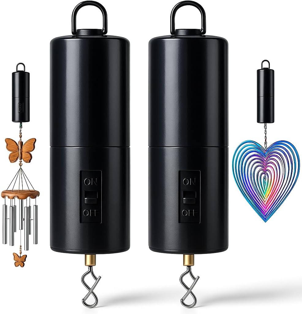 Fendisi 2 pack battery operated wind spinner motor front view
