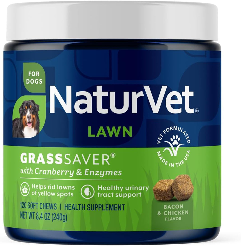 NaturVet - GrassSaver Wafers for Dogs Plus Enzymes - 300 Wafers - Healthy Supplement to Help Rid Your Lawn of Yellow Spots - Synergistic Combination of B-Complex Vitamins & Amino Acids - Image 9