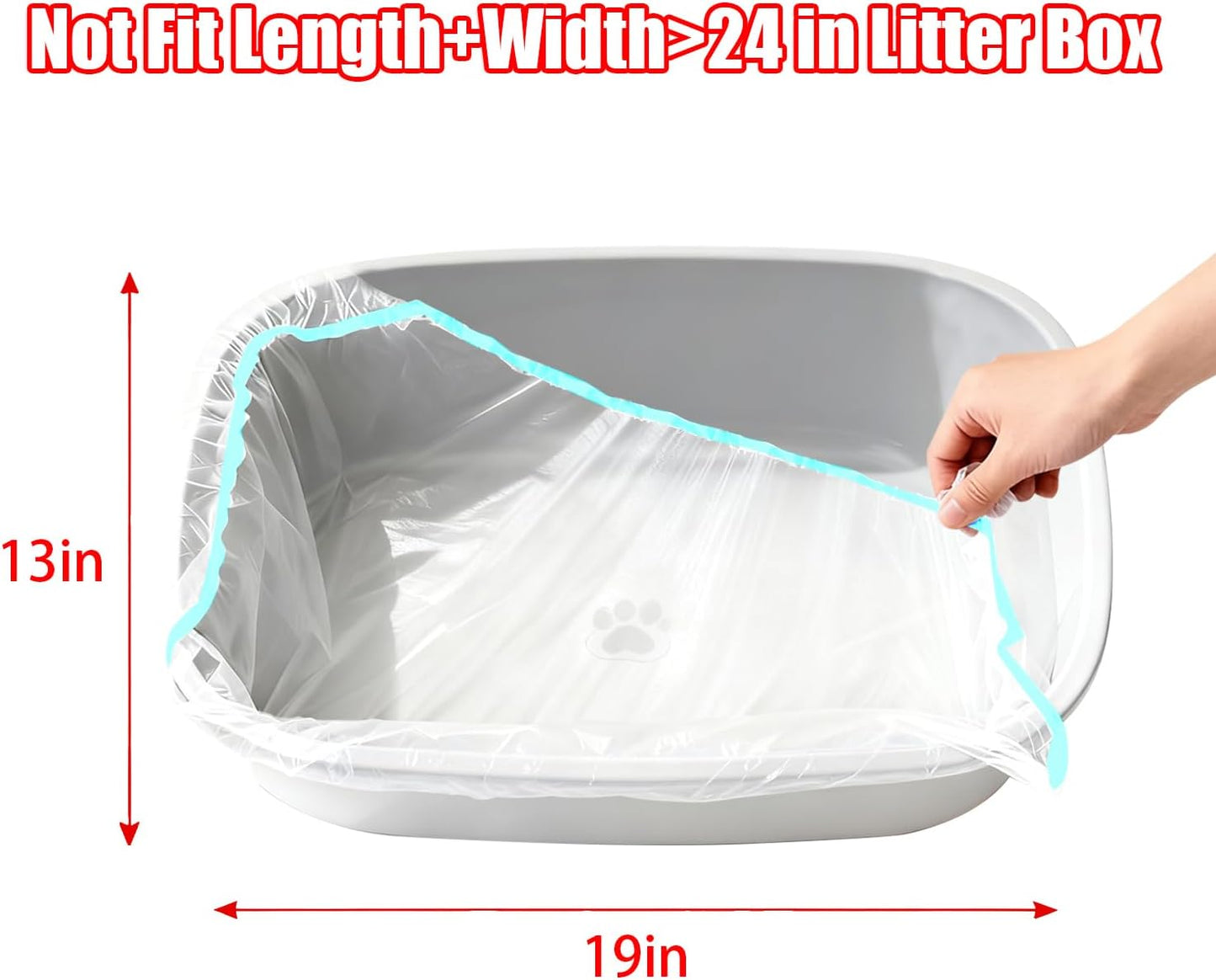 XUEPETT automatic litter box liners being placed in waste drawer