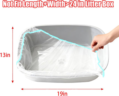 XUEPETT automatic litter box liners being placed in waste drawer