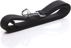 Eight foot long black dog leash for medium and large breeds