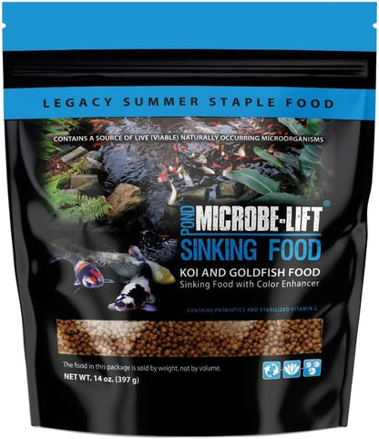 Professional grade fish food for pond maintenance