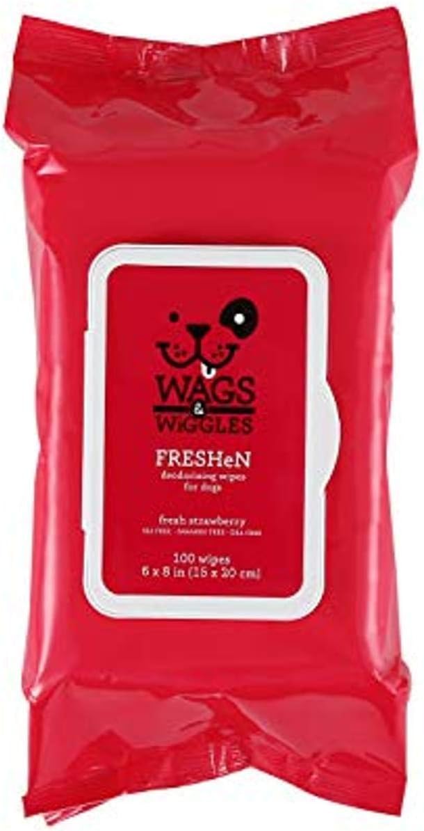 Wags & Wiggles Purify Hypoallergenic Dog Wipes for Sensitive Skin, Paw and Body Grooming Wipes with Gentle Plant Based Formula for Everyday Cleaning, Zesty Grapefruit Scent, 100 Count - Image 12