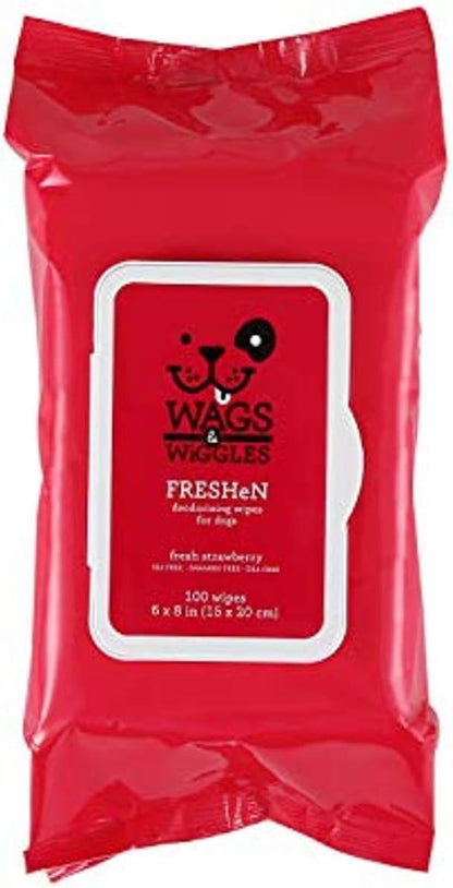 Wags & Wiggles Purify Hypoallergenic Dog Wipes for Sensitive Skin, Paw and Body Grooming Wipes with Gentle Plant Based Formula for Everyday Cleaning, Zesty Grapefruit Scent, 100 Count - Image 12
