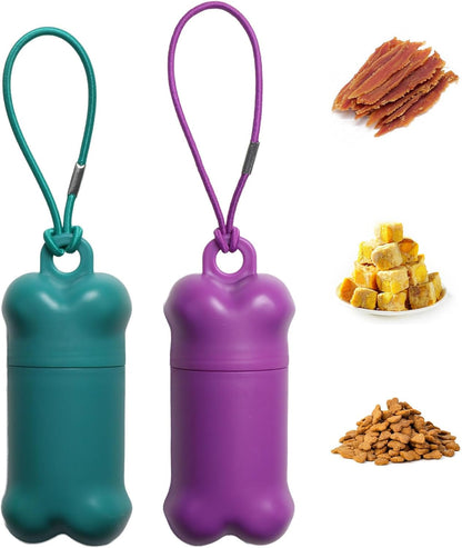 Portable Dog Treat Pouch for Pet Training, Mini Treat Holder Small Dog Treat Bag and Training Container -1 piece(Dark Green) - Image 10