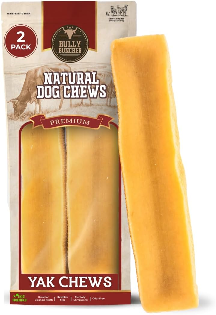 Bully Bunches Medium Authentic Yak Cheese Himalayan Chews for Medium & Small Dogs - All Natural Dog Treat Dental Chews, Made with Real Yak Milk - Lactose & Rawhide Free (2 Pk) - Image 12