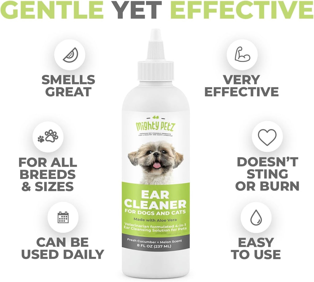 Mighty Petz Dog Ear Cleaner applicator tip close up