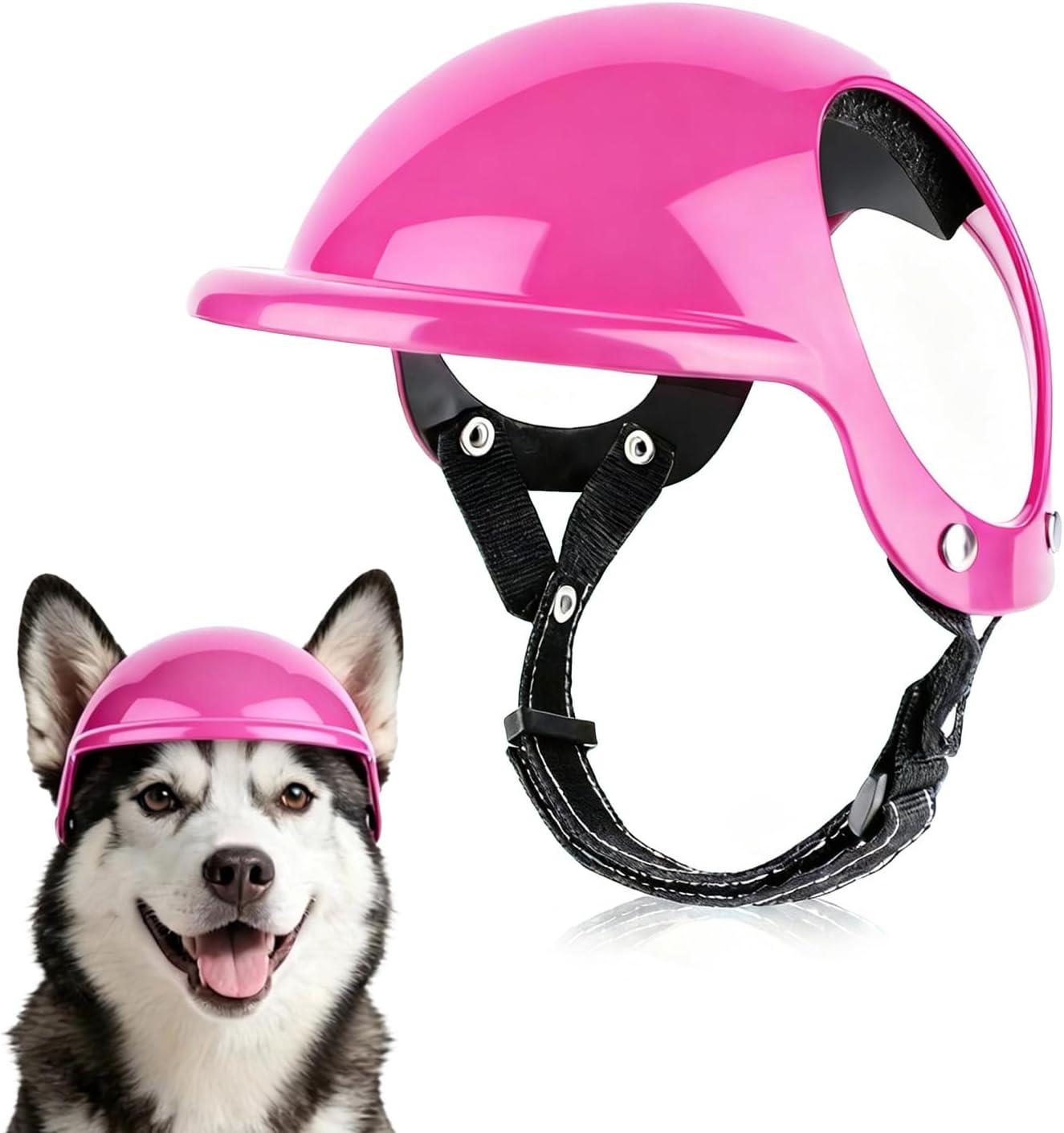 LESYPET Dog Helmet for Extra Small Dogs, Kitten Motorcycle Helmet with Ear Hole Design, Extra Small Dog Hat for Chihuahua Yorkie, Adjustable, X-Small - Image 10
